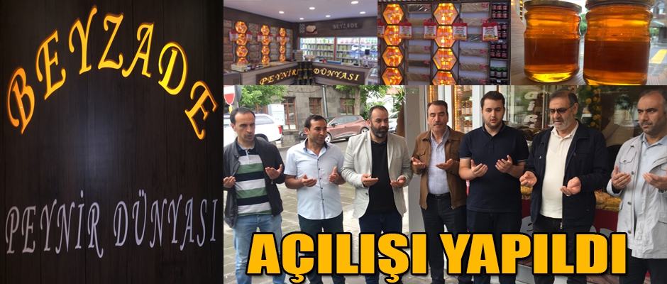 Kars'ta Beyzade Peynir Dünyası Açıldı