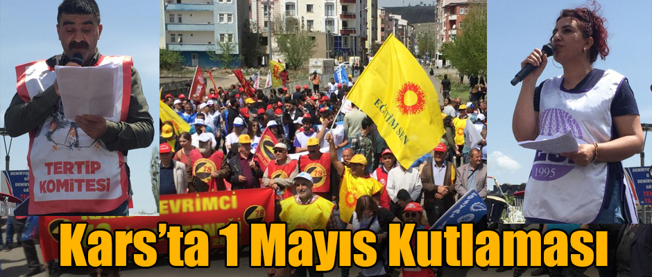 Kars'ta İşçiler 1 Mayıs'ı Halaylarla Kutladı