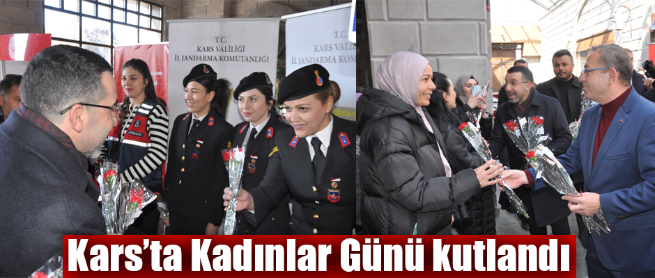 Kars’ta Kadınlar Günü kutlandı