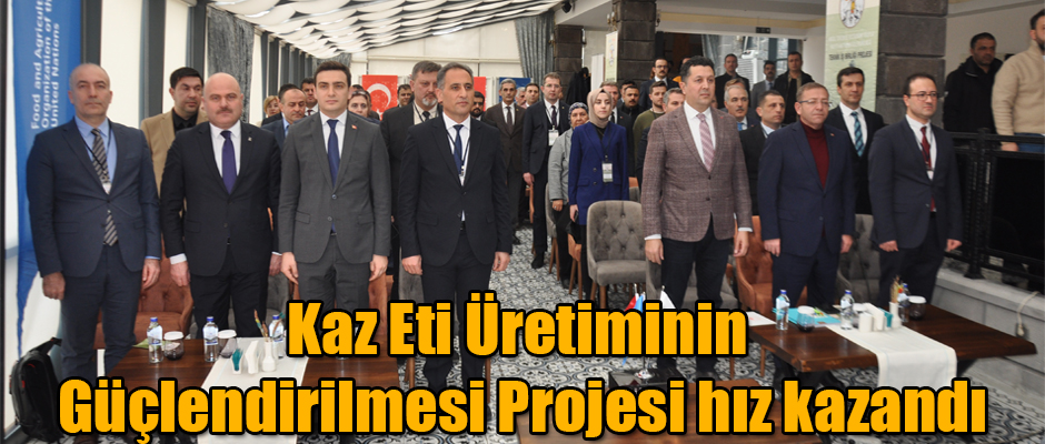 Kars'ta Kaz Eti Üretiminin Güçlendirilmesi Projesi hız kazandı