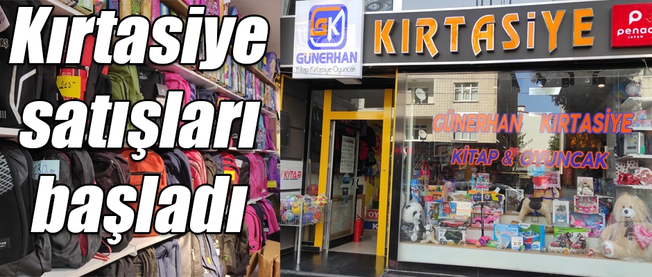 Kars'ta Kırtasiye Satışları Başladı