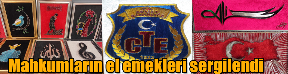  Kars'ta mahkumların el emekleri sergilendi