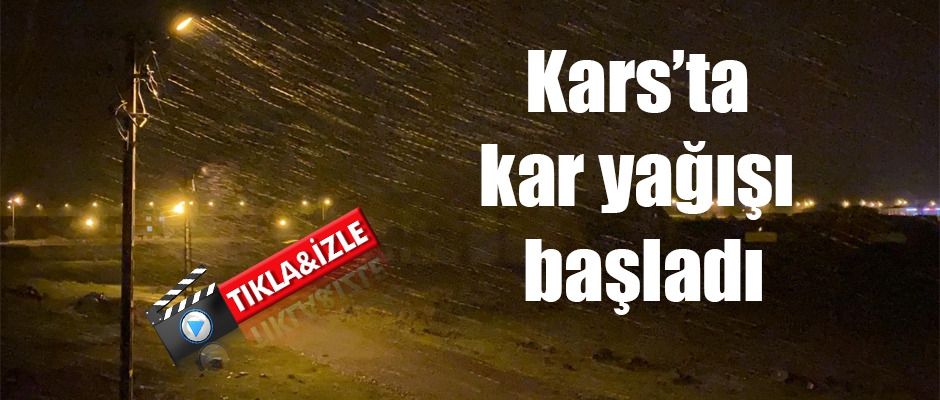 Kars'ta Mayıs ayında kar sürprizi