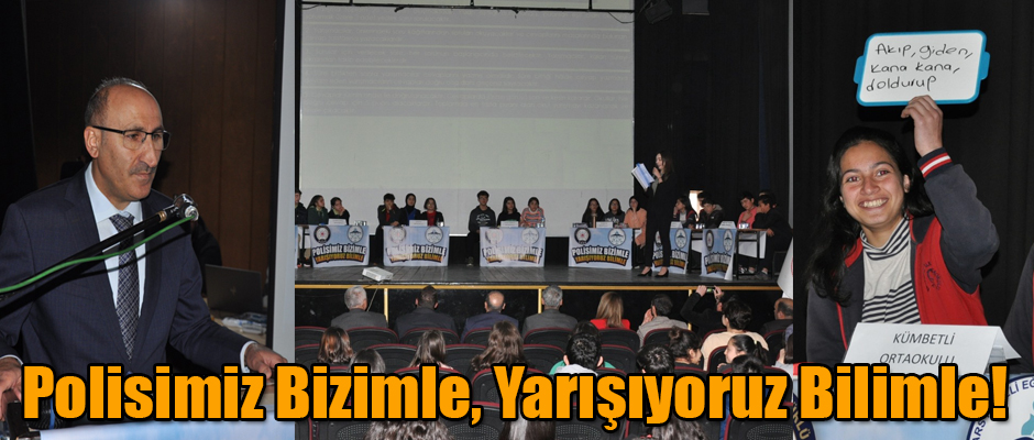 Kars'ta; Polisimiz Bizimle, Yarışıyoruz Bilimle Bilgi Yarışması Başladı