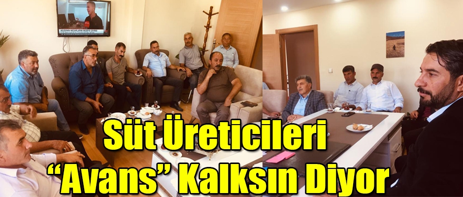 Kars'ta Süt Üreticileri Avans Kalksın Diyor