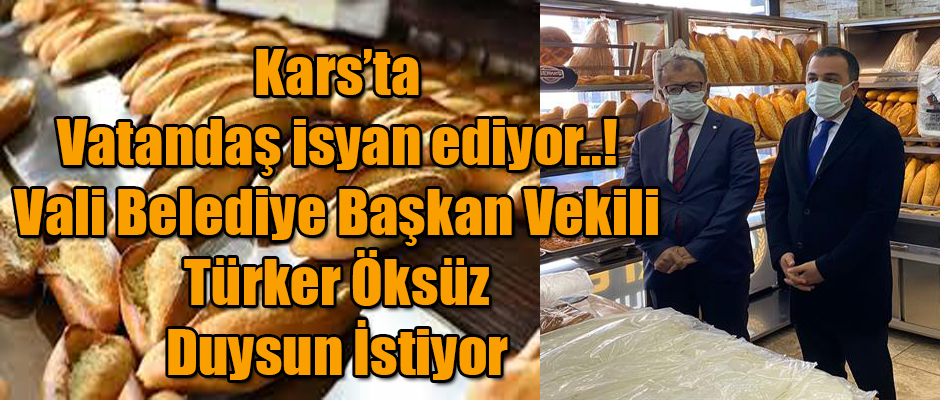 Kars'ta Vatandaşlar İsyan Ediyor, Vali Belediye Başkan Vekili Türker Öksüz Duysun İstiyor.