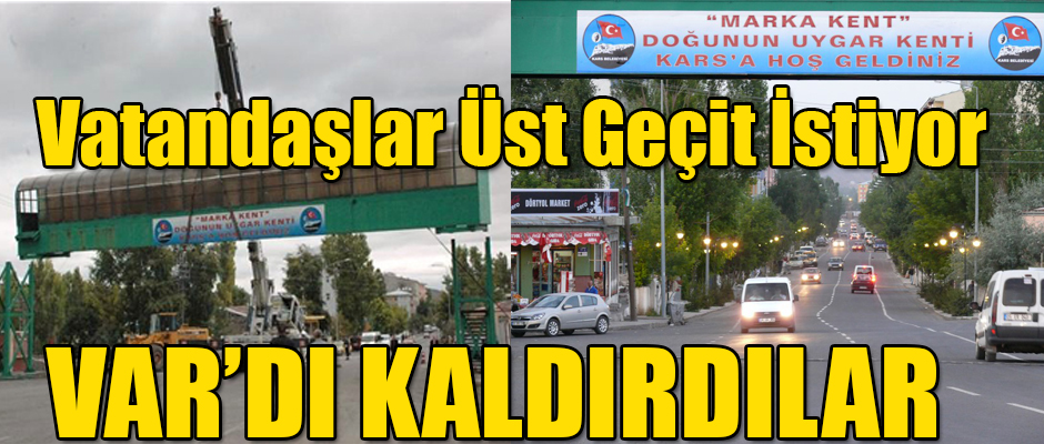 Kars'ta Vatandaşlar ve Sürücüler Acilen Üst Geçit İstiyorlar