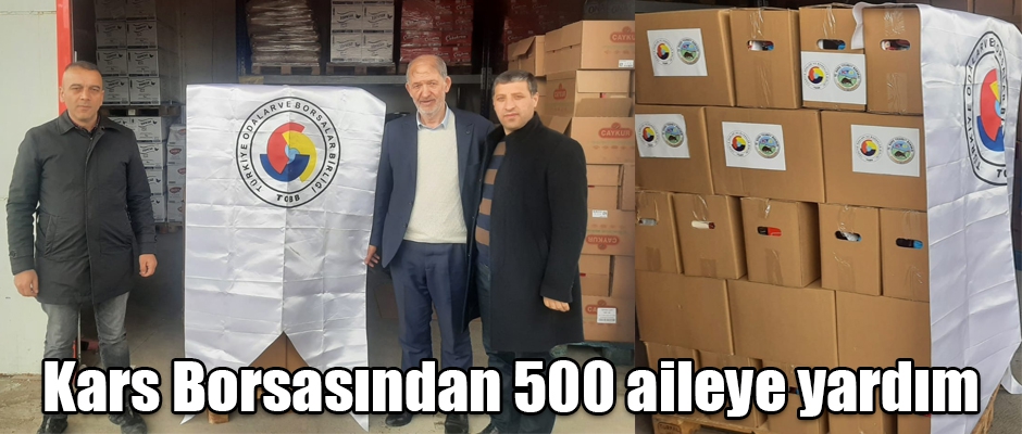 Kars Ticaret Borsasından 500 Aileye Yardım 