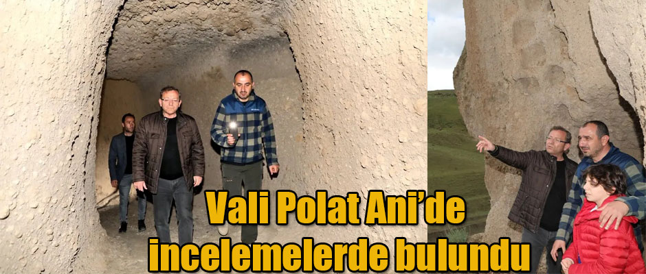 Kars Valisi Ziya Polat Ani Ören Yerin'de İncelemelerde Bulundu 