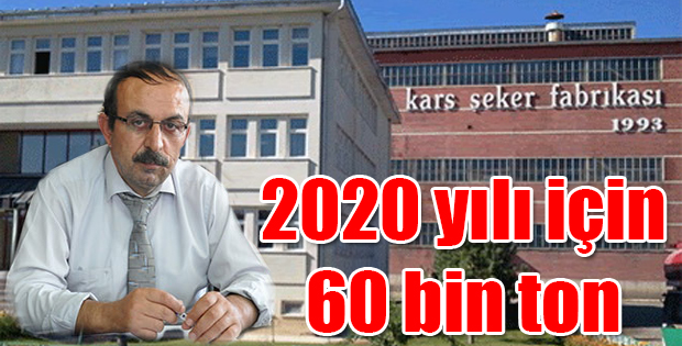 2020 YILI İÇİN HEDEF 60 BİN TON