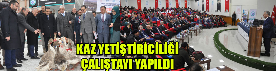 3. KAZ YETİŞTİRİCİLİĞİ ÇALIŞTAYI YAPILDI