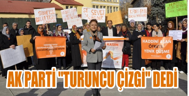 AK KADINLAR TURUNCU ÇİZGİ DEDİ