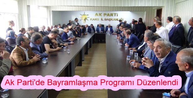 Ak Parti'de Bayramlaşma