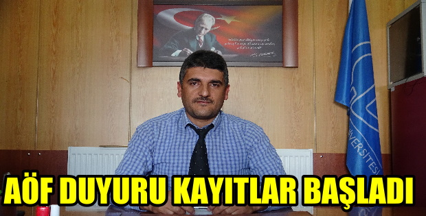 AÖF kayıtları başladı