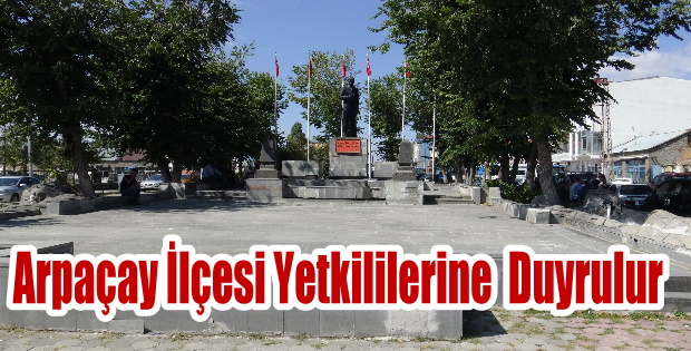 Arpaçay ilçe yetkililerinin Dikkatine.!