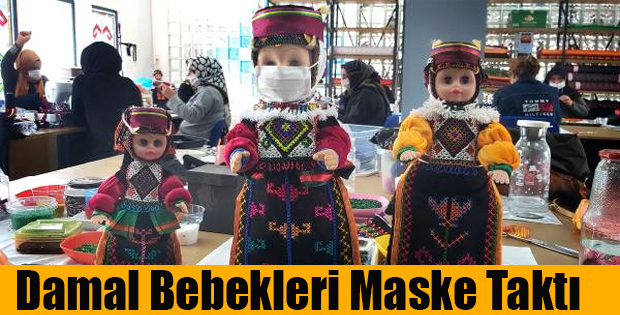 DAMAL BEBEKLERİ MASKE TAKTI