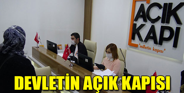 DEVLETİN AÇIK KAPISI 12 BİN 415 BAŞVURU ALDI