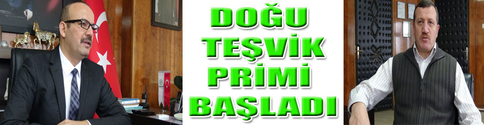 DÜLGER DOĞU TEŞVİK PRİMİ BAŞLADI DEDİ