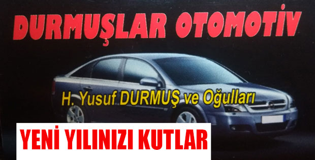 DURMUŞLAR OTOMOTİV YENİ YILINIZI KUTLAR