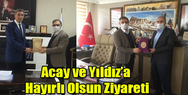 EBUBEKİR KELEŞ'TEN AYDIN ACAY VE DOĞAN YILDIZA HAYIRLI OLSUN ZİYARETİ