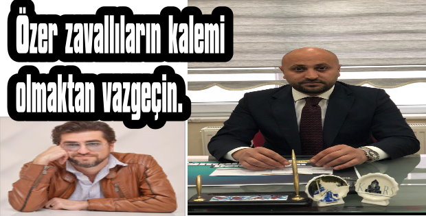 Halit Özer den Sözde Yazar Salih Seçkin Sevinçe Tepki Geldi. 