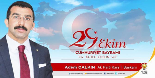 İL BAŞKANI ÇALKIN'DAN CUMHURİYET BAYRAMI MESAJI