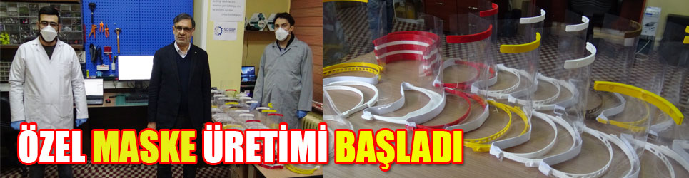 İLİM YAYMA CEMİYETİ ÖZEL MASKE ÜRETİMİNE BAŞLADI