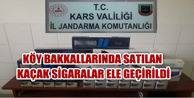 JANDARMA KAÇAK SİGARA DENETİMİ YAPTI