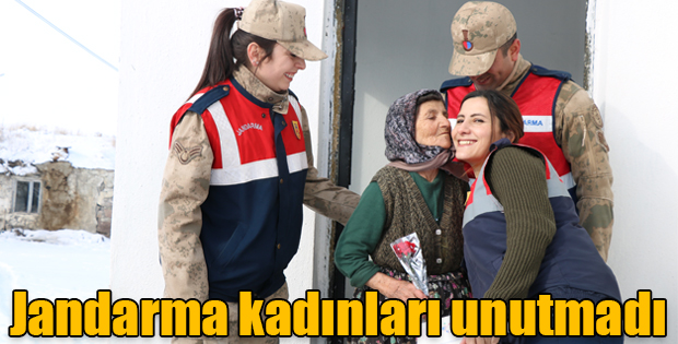 Jandarma kadınları unutmadı