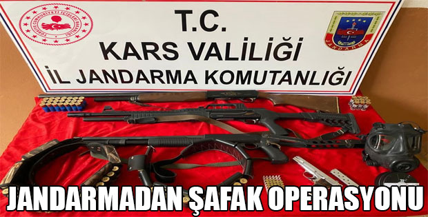 JANDARMADAN ŞAFAK OPERASYONU