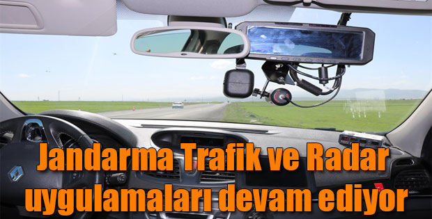 JANDARMADAN TRAFİK VE RADAR UYGULAMASI