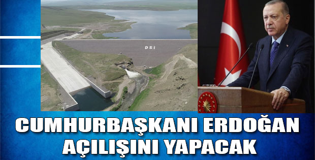 KARS BARAJININ AÇILIŞINI CUMHURBAŞKANI RECEP TAYYİP ERDOĞAN YAPACAK