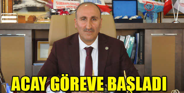 KARS İL MİLLİ EĞİTİM MÜDÜRÜ AYDIN ACAY GÖREVE BAŞLADI