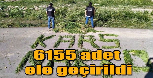 KARS'TA 6155 ADET ELE GEÇİRİLDİ