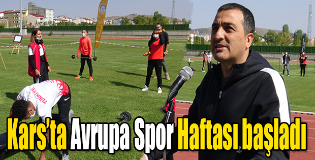 KARS'TA AVRUPA SPOR HAFTASI BAŞLADI