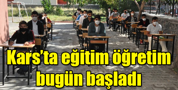 KARS'TA EĞİTİM ÖĞRETİM YILI BUGÜN BAŞLADI