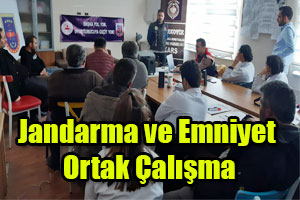 KARS'TA EMNİYET VE JANDARMADAN ORTAK ÇALIŞMA