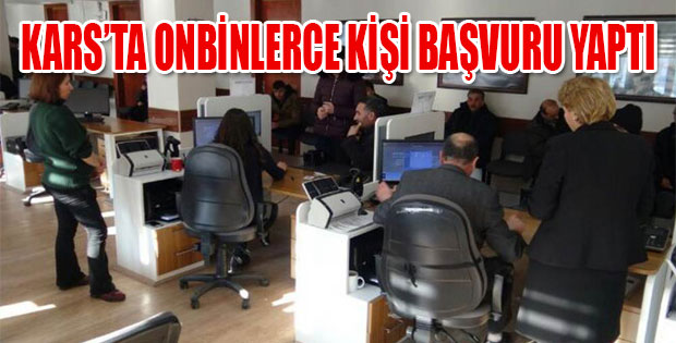 Karsta kaç kişi yeni kimlik aldı?