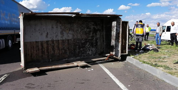 Kars'ta trafik kazası: 1 ölü