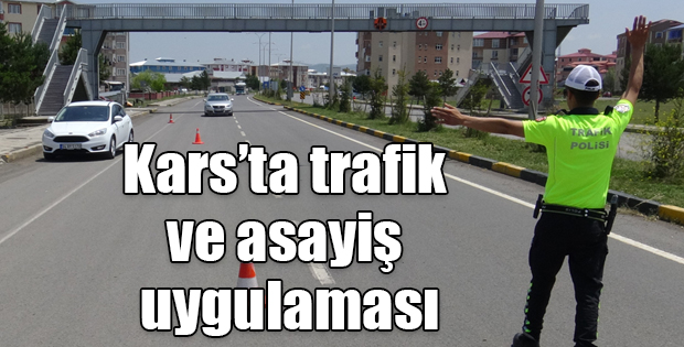 Karsta trafik ve asayiş uygulaması