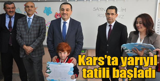 KARS'TA YARIYIL TATİLİ BAŞLADI