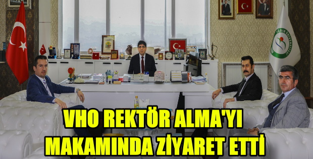 KARS VHO REKTÖR ALMA'YI ZİYARET ETTİ