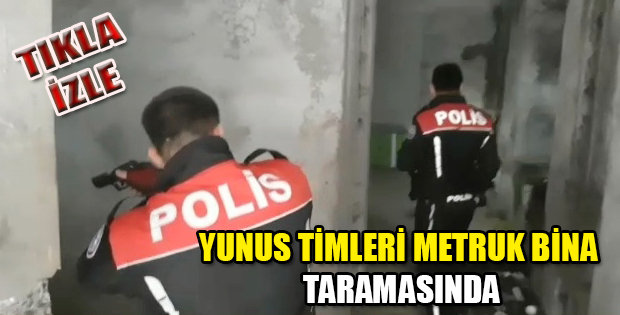 KARS YUNUS TİMLERİ METRUK BİNALARA YÖNELİK UYGULAMA YAPTI