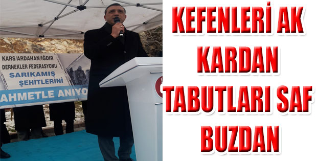 KEFENLERİ AK KARDAN TABUTLARI SAF BUZDAN