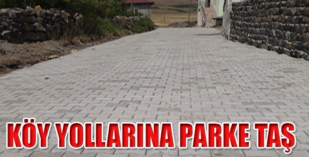 KÖY YOLLARINA PARKE TAŞ