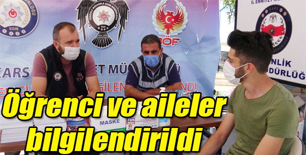 ÖĞRENCİ VE VELİLER BİLGİLENDİRİLDİ