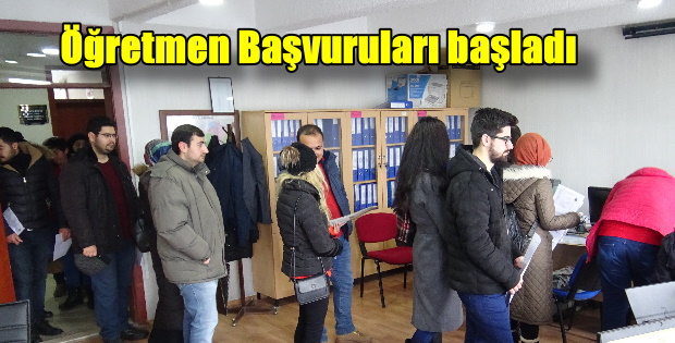 ÖĞRETMEN BAŞVURULARI BAŞLADI