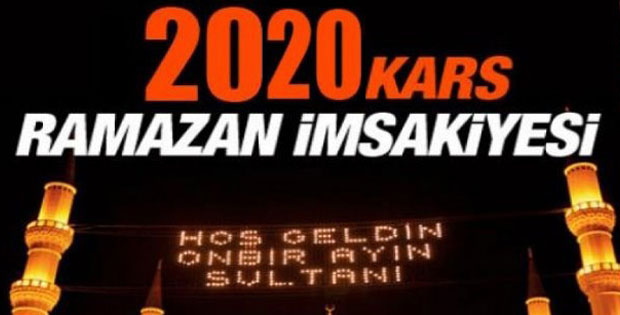 RAMAZAN AYI KARS İMSAKİYESİ YAYINLANDI