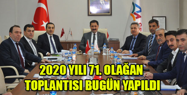 SERKA 2020 YILI 71. OLAĞAN TOPLANTISI BUGÜN YAPILDI