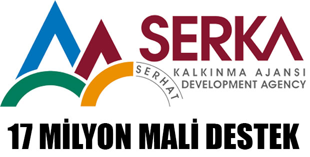 SERKA'DAN 17 MİLYON MALİ DESTEK 